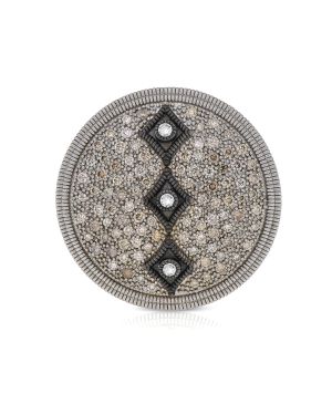 Armenta New World Sterling Silver, Champagne Diamond 0.65ct