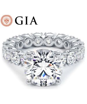 Gia certified 4.47 round diamond F color vvs2 rare 