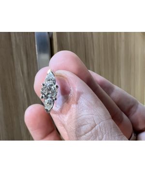 Classic 3 diamond ring 1.48 carat certified great buy 