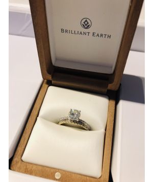 Brilliant earth moissanite reviews sales