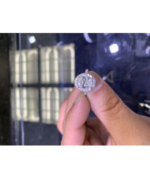 2 carat oval deals halo