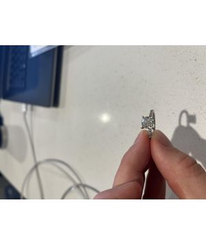 2 Carat Cushion Cut  Engagement Ring