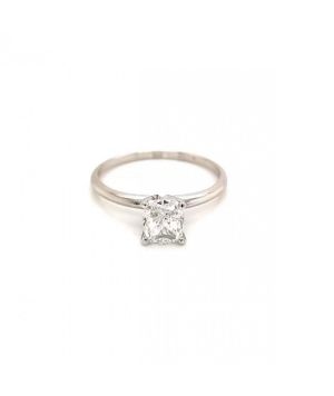 Cushion diamond 1.01CT 14K white gold