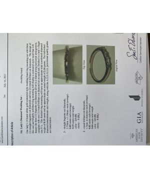 Lady's Diamond Wedding Set (wedding band)