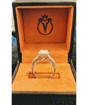 Louis Vuitton 14KT White Gold .50CTW Diamond Engagement Ring