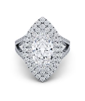 Certified 2 Carat F Color VS2 in Clarity Engagement Ring