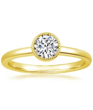 Brilliant Earth Engagement Ring 18K Yellow Gold 0.5 Carat