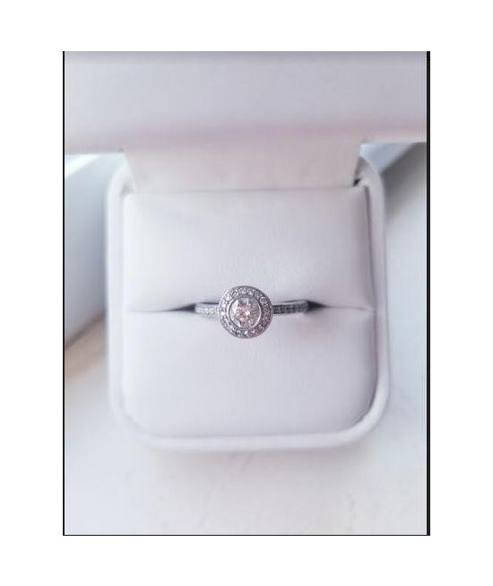 Ritani Endless Love Platinum Diamond Halo