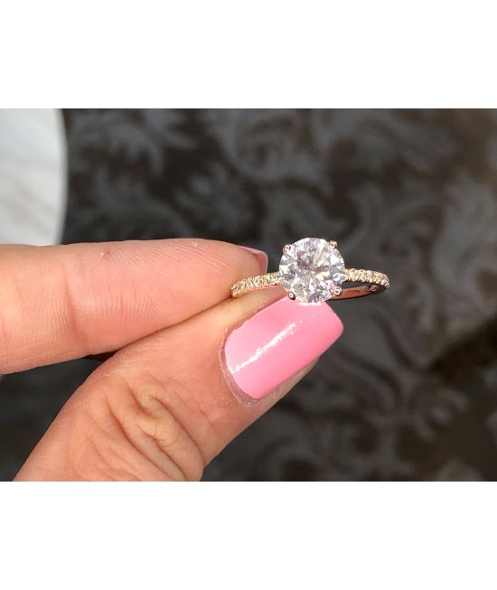 Buy Joyalukkas 18k Rose Gold & Diamond Ring for Women Online At Best Price  @ Tata CLiQ