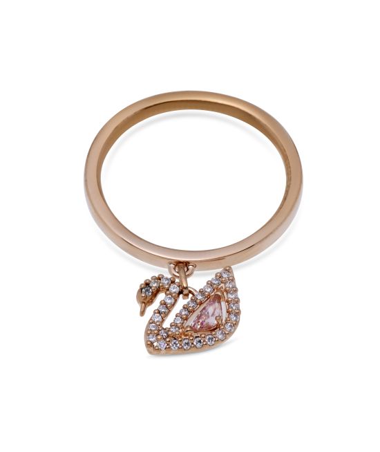 Swarovski Dazzling Swan Rose-Gold Tone Plated and Crystal