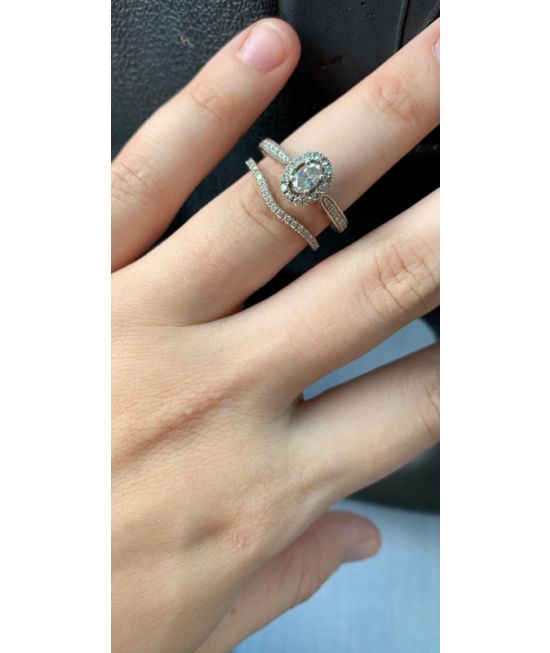 Zales Disney Princess Diamond Engagement Ring and Band