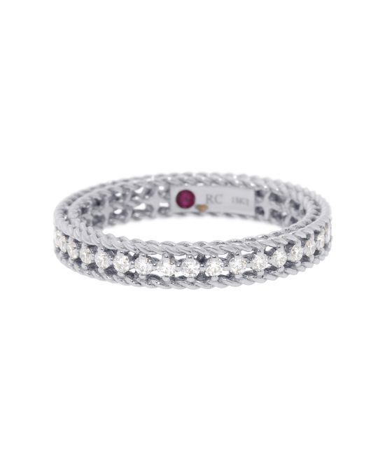 Roberto Coin Symphony 18K White Gold Diamond 0.43ct. tw. Ring 7771359AW