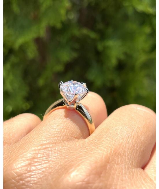 2.52 I vs1 Classic TIFFANY 6 prong STYLE SOLITAIRE ring