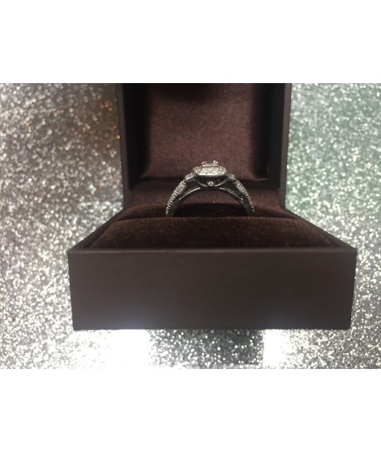 Louis Vuitton 14KT White Gold .50CTW Diamond Engagement Ring