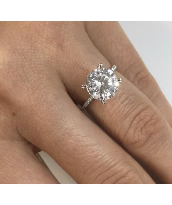 Bargain!!! Magnificent 3.37 TCW diamond engagement ring!