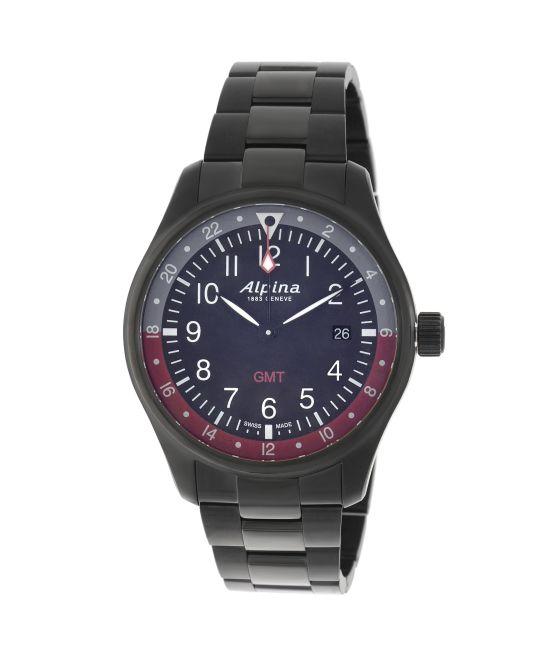 Alpina Startimer Pilot GMT Quartz Men s Watch AL 247BR4FBS6B