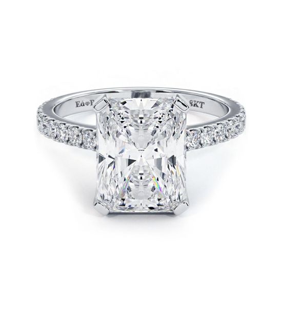 5 carat elongated radiant ring