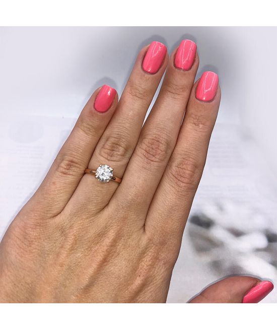STUNNING ENGAGEMENT RING. GIA certified