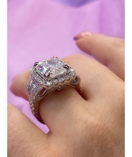 Cheap 14k white gold engagement rings hot sale