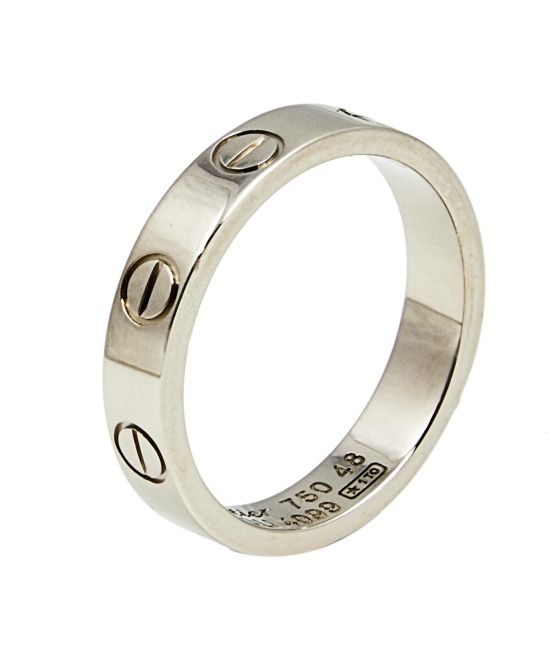 Cartier silver band ring hotsell