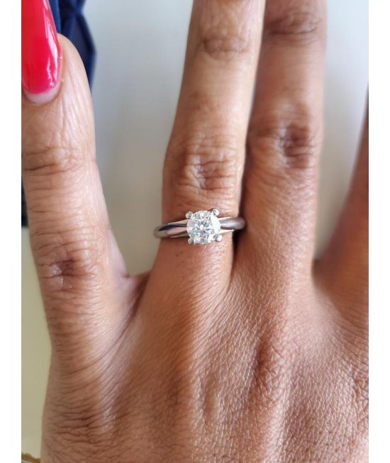 Tiffany Canary Yellow Square Radiant Cut Diamond Ring – Identity Diamonds