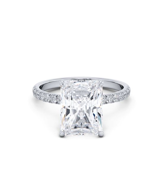 4.00 Carat Certified Engagement Ring F Color VS2 in Clarity