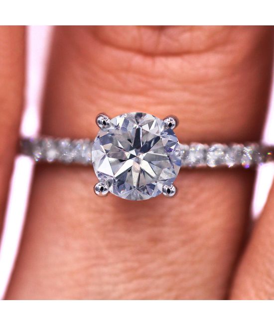  Dream diamond engagement ring with 1.38 TCW  