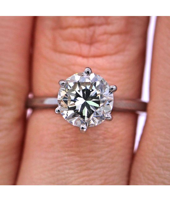 White gold diamond ring 0,29 ct - fineness 14 K - Ref No 103.520 / Apart