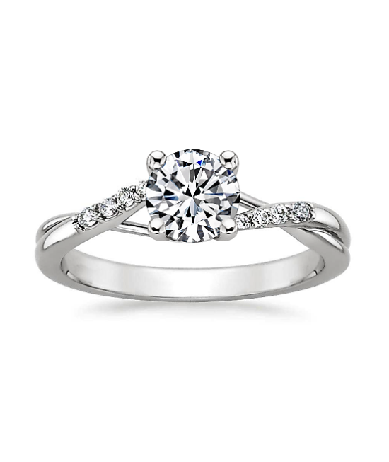 Brilliant Earth 18K White Gold Chamise Engagement Ring