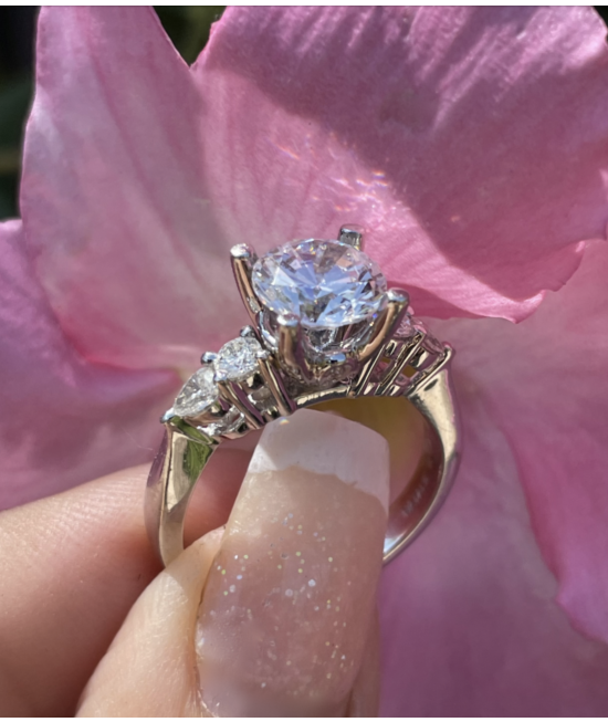 Natalie K diamond ring 2.00 carat total