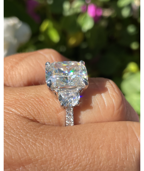 Moissanite platinum online