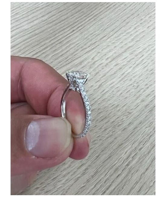 Square cushion ring hot sale